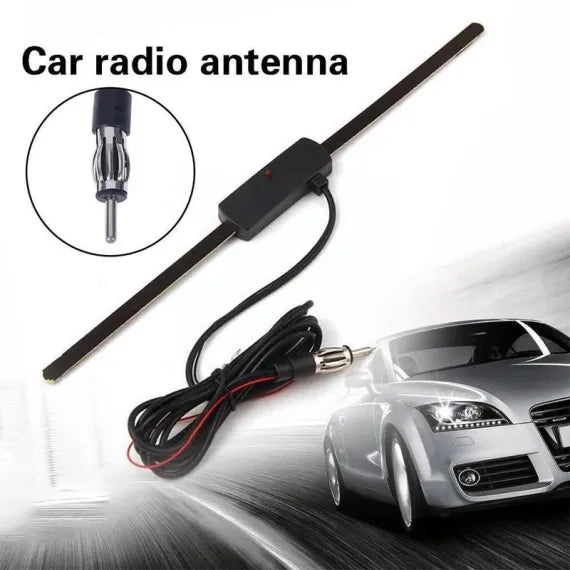 Antena auto cu amplificare 16cm