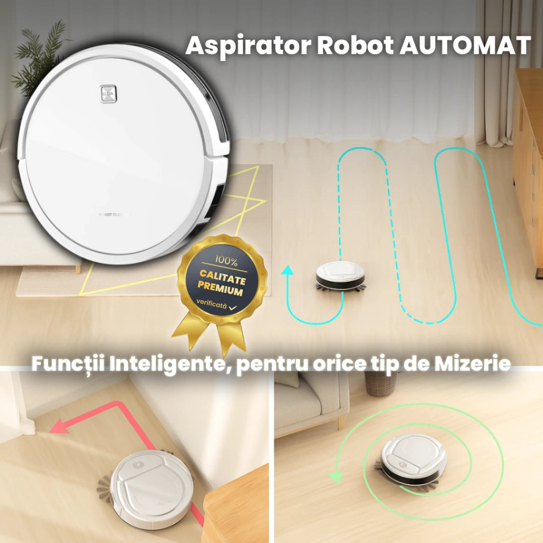Aspirator Robot Inteligent 23x23x6cm