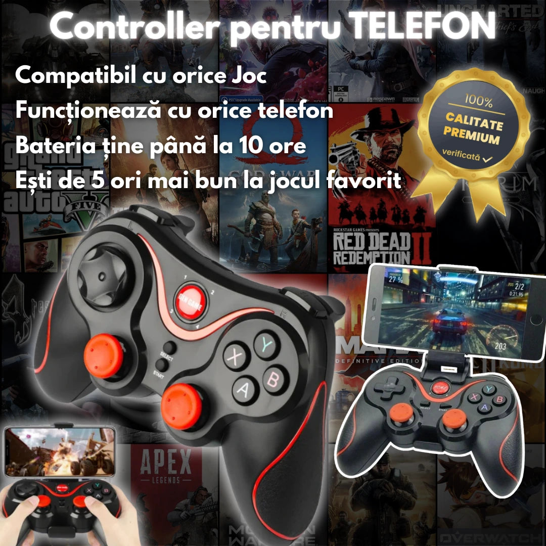 Joystick Gamepad Pentru Telefon, Tableta, PC, Smart TV,