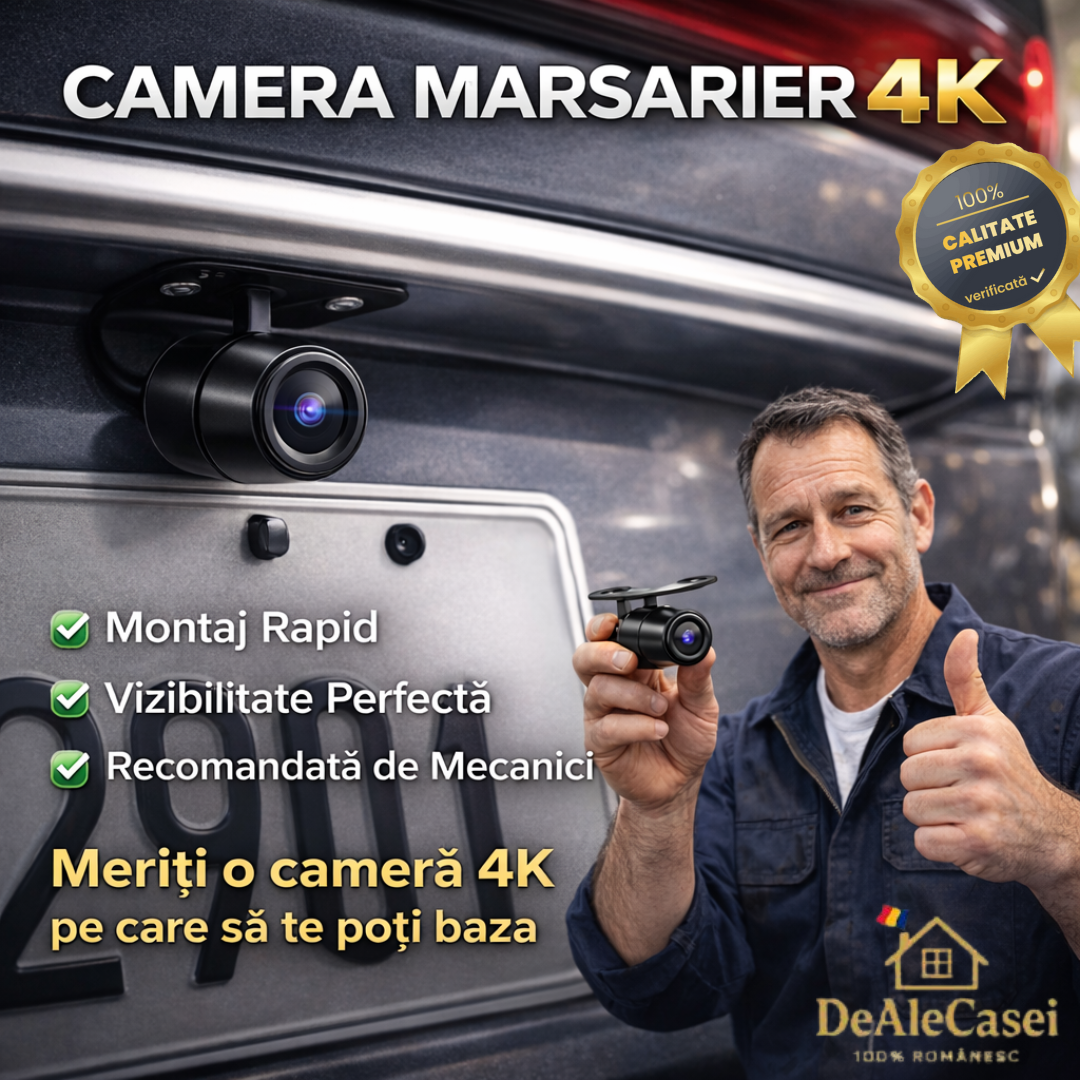 Cameră Mașarier 4K + Senzor PREMIUM