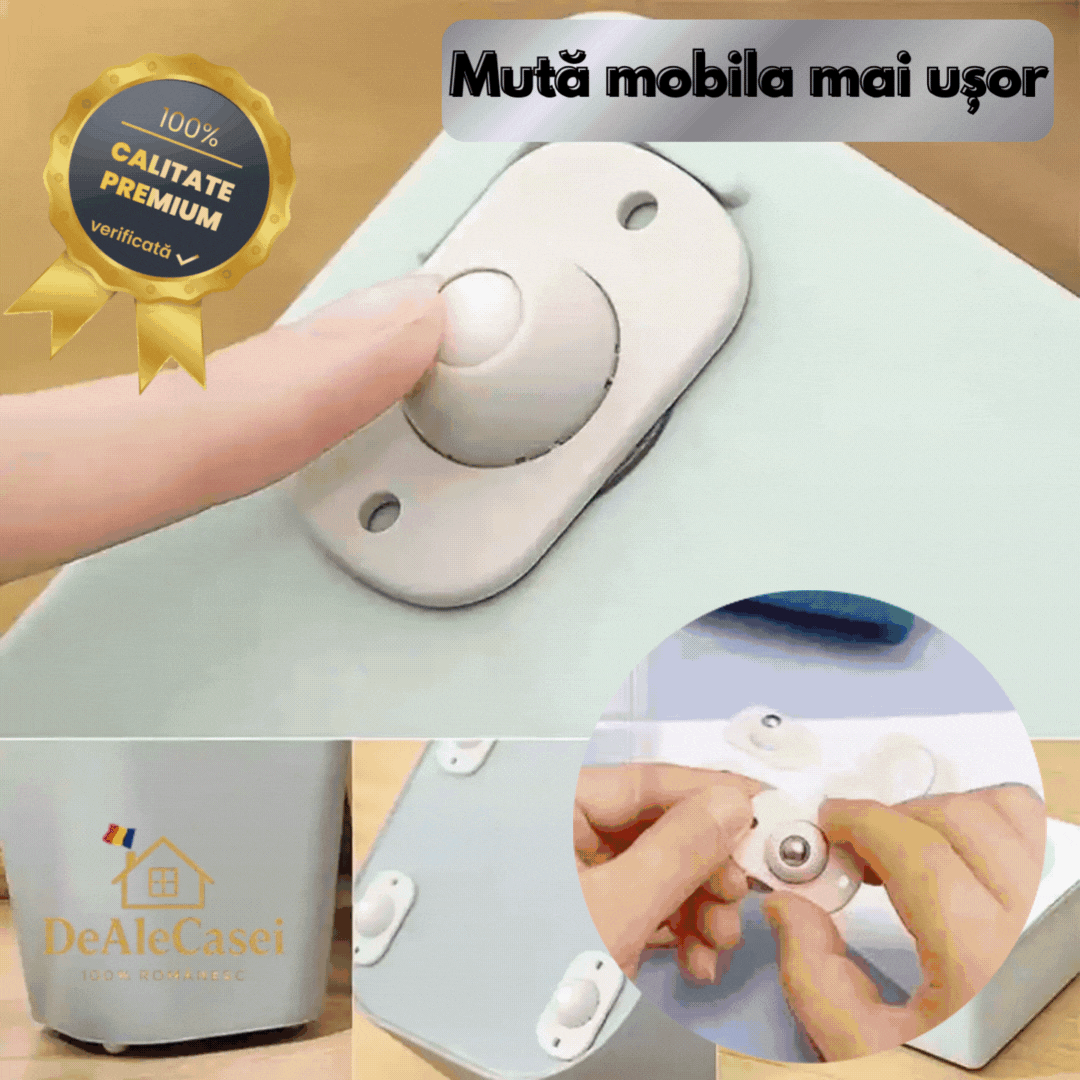 Set Roți Universale Pentru Mutat Mobilă
