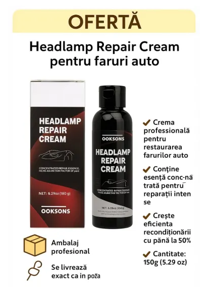 Headlamp Repair Cream