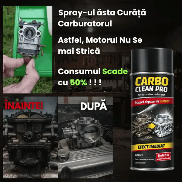 CarboClean Pro - Spray Curățare Motor
