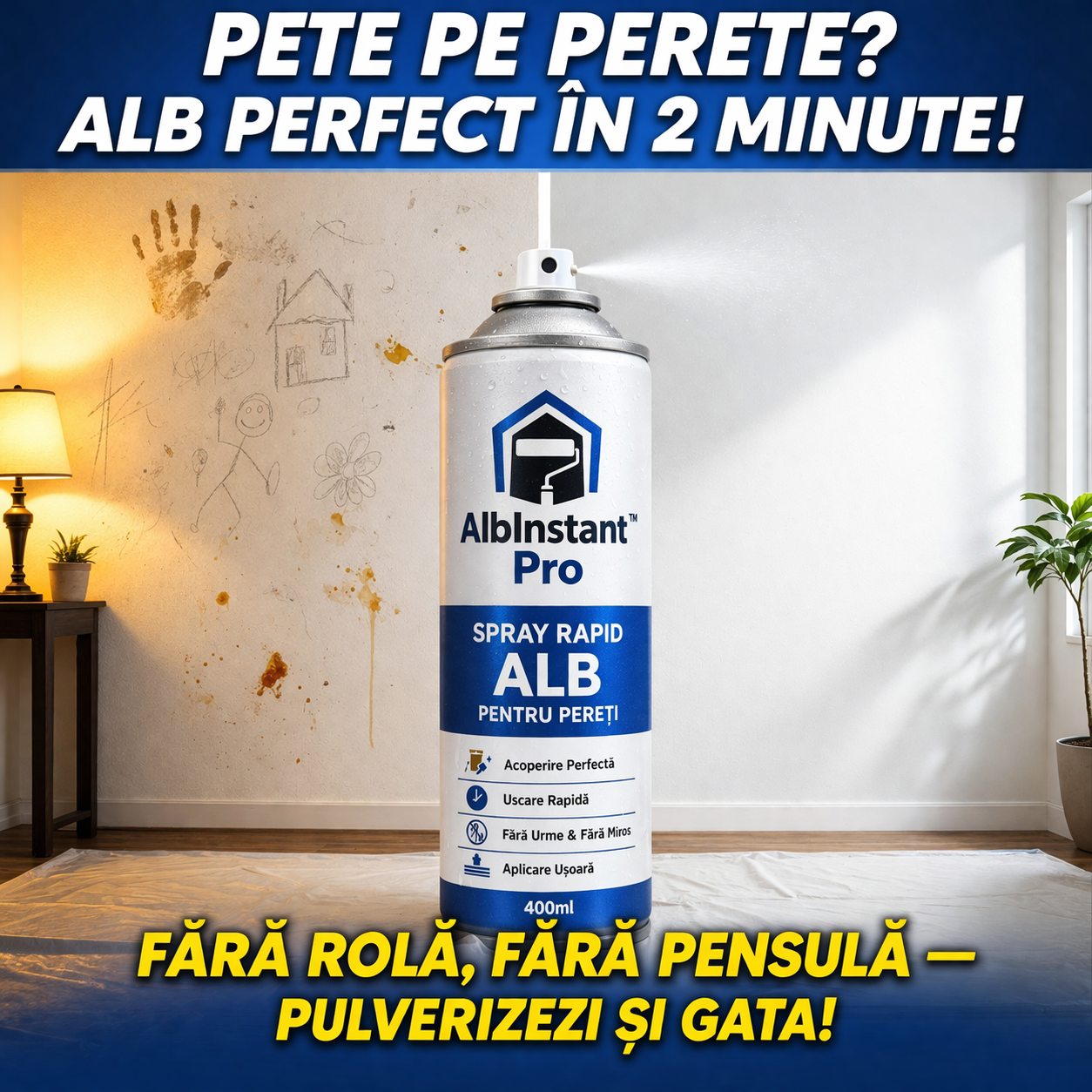 spray restaurare pereti