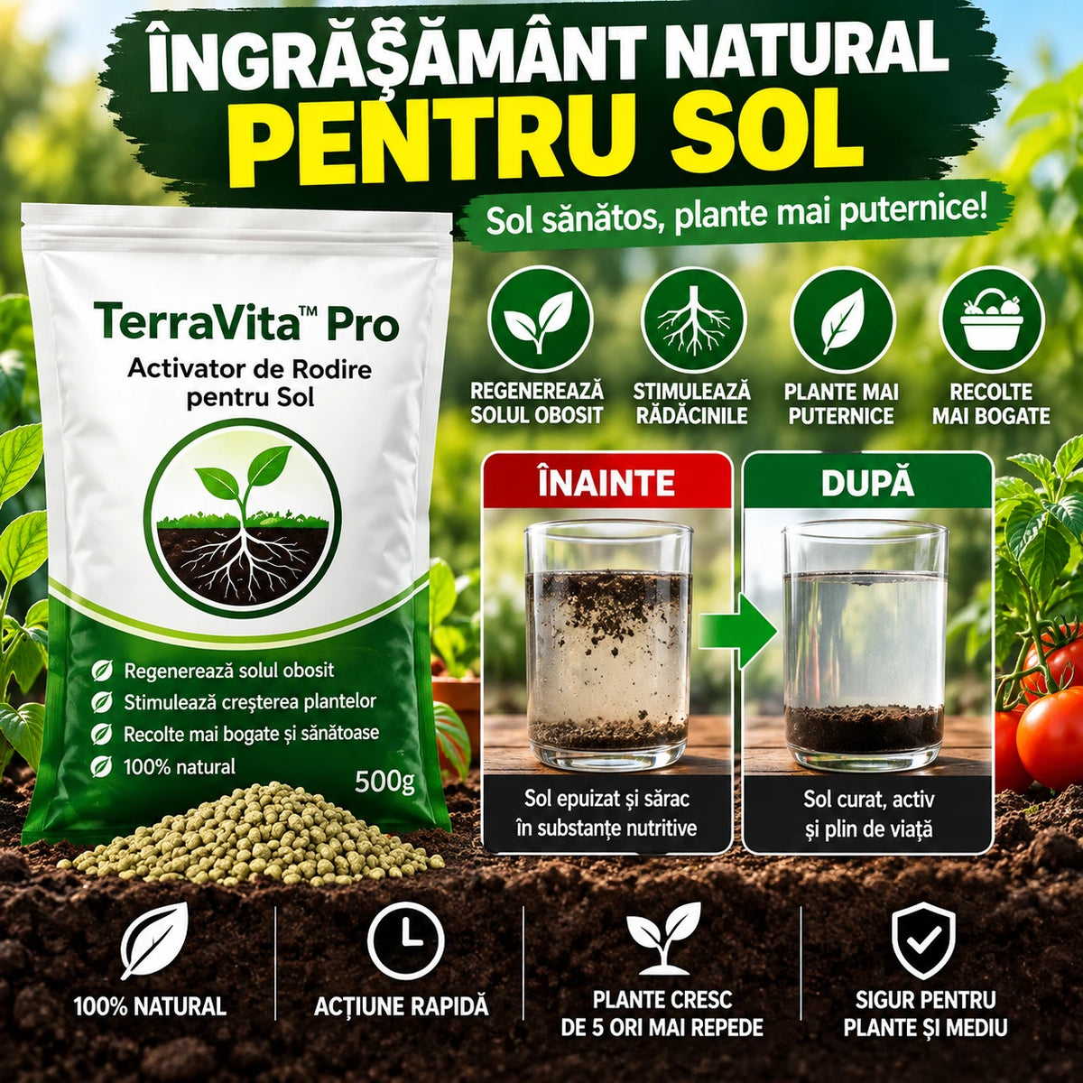 Activator RAPID de rodire pentru sol