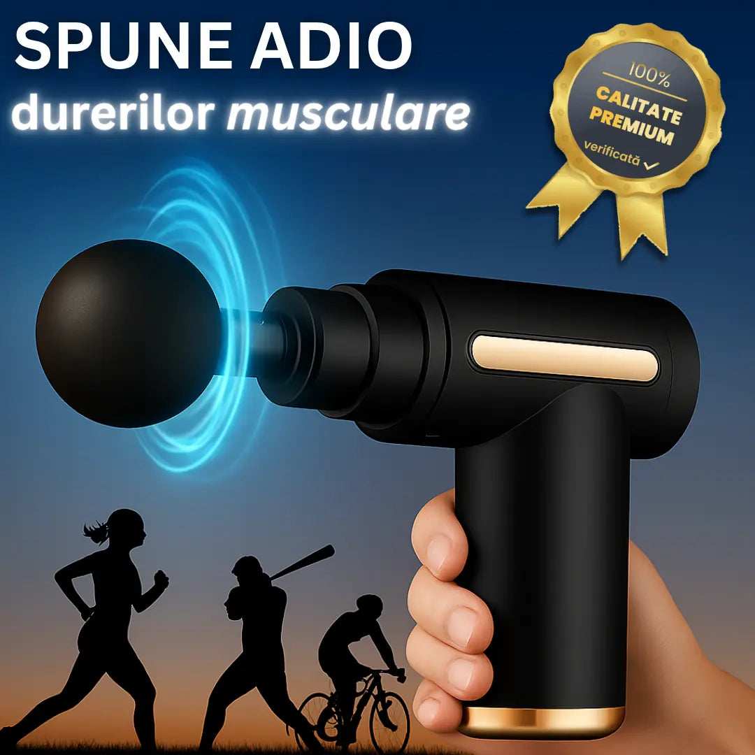 Pistol de Masaj Premium - 6 Viteze Relaxante