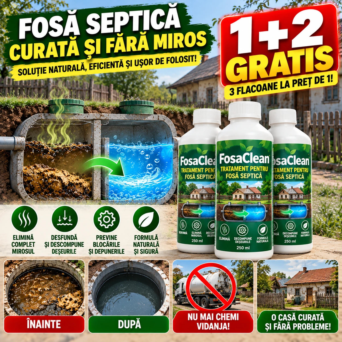 1+2GRATIS Bioactivator Puternic ZEROFOS