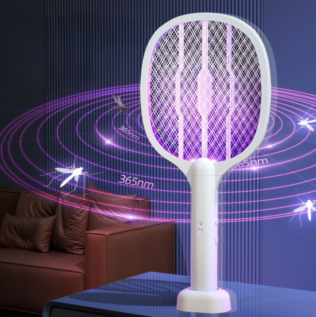 Paleta electrica anti-tantari 2 in 1