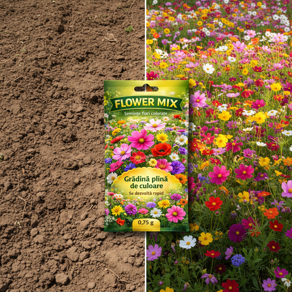 Semințe Flori Colorate — FlowerMix