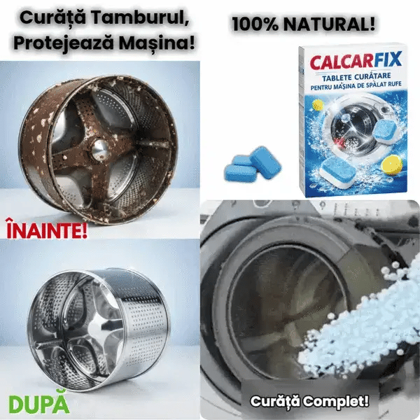 Tablete Anti Calcar pentru Masina De Spalat!
