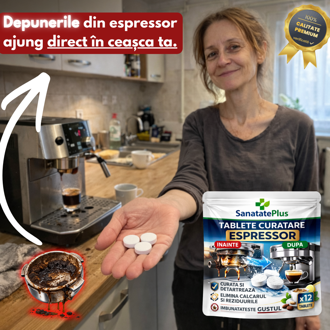 Tablete Curățare Espressor - Filtru Curat în 2 minute!